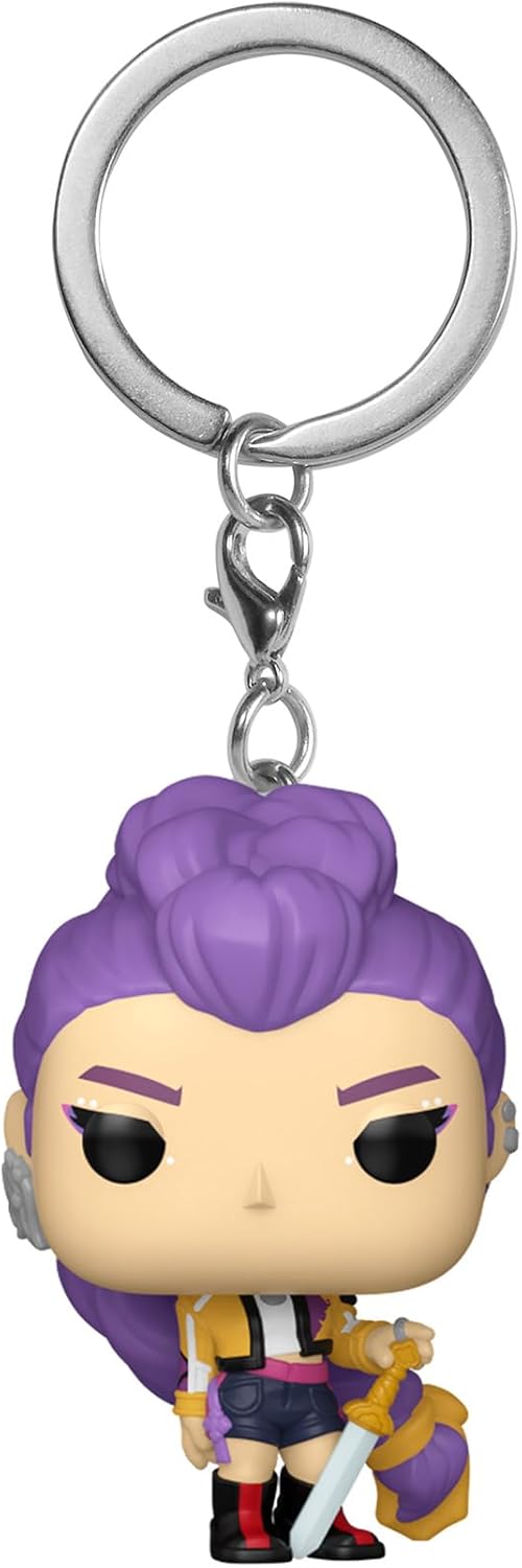 Funko POP! Keychain: Netflix - KPOP Demon Hunters - Rumi Novelty Keyring - Collectable Mini Figure - Stocking Filler - Gift Idea - Official Merchandise - Backpack Decor