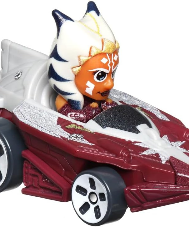 Hot Wheels Racer Verse Ahsoka Die-Cast Model Car Toy for Children Aged 3+ Gift for Kids and Collectors - Multicoloured