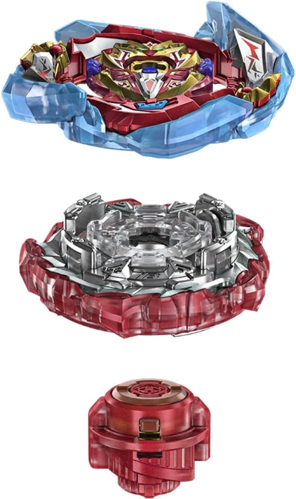 Beybattle Burst Takara Tomy – The Original Beyblade Infinite Achilles S, Dual-Spin Performance Tip, Ages 8+