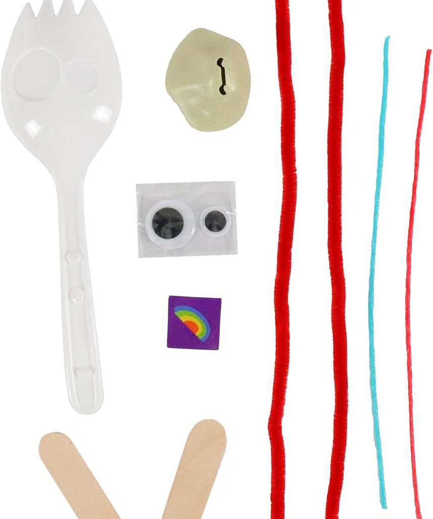 Disney Pixar Toy Story 5 Make Your Own Forky DIY Craft Kit for Kids, Creative Character Building Activity Set with Accessories, Arts and Crafts Toy Ages 3+