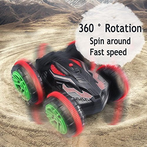 Crazon Amphibious RC Car, 2.4GHz Remote Control, Waterproof, Rechargeable Battery, 3+