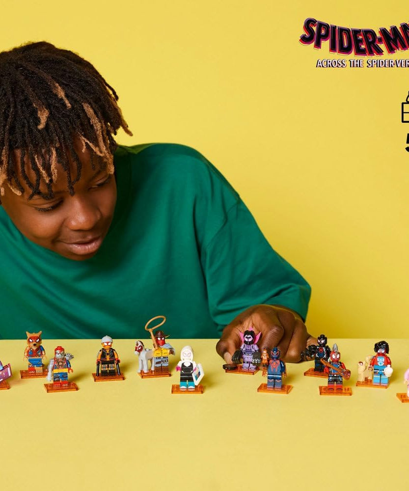 LEGO Minifigures Spider Man Across The Spider Verse Mystery Box 1 Random Figure Collectible Toy For Kids 5+
