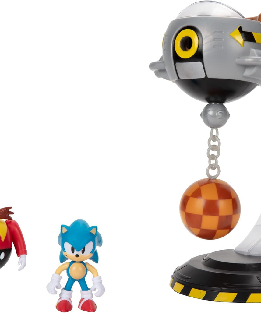 مجموعة معركة سونيك القنفذ البيضة المتنقلة، مجسمات سونيك والدكتور إيغمان مقاس 2.5 بوصة، مجموعة لعب من 14 قطعة، تكوينات قابلة للتخصيص، لعبة فيديو قابلة للتجميع للأطفال