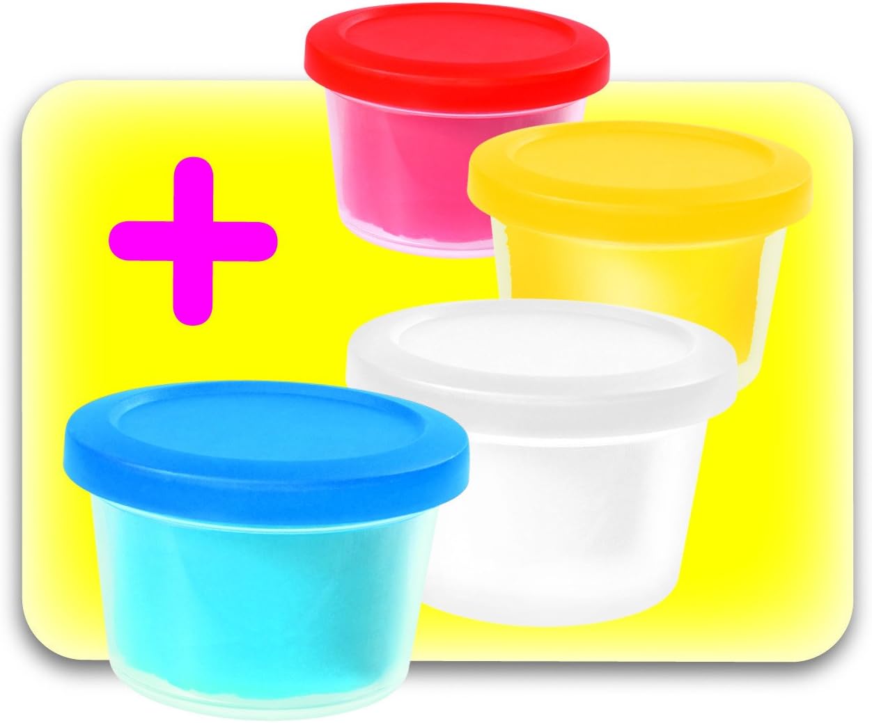 Simba Art & Fun Plastic Dough Cupcake Set, 9-Piece, Kids 3+