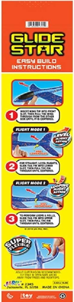 Jaru Toys RS GLDE STAR PLANE PDQ12