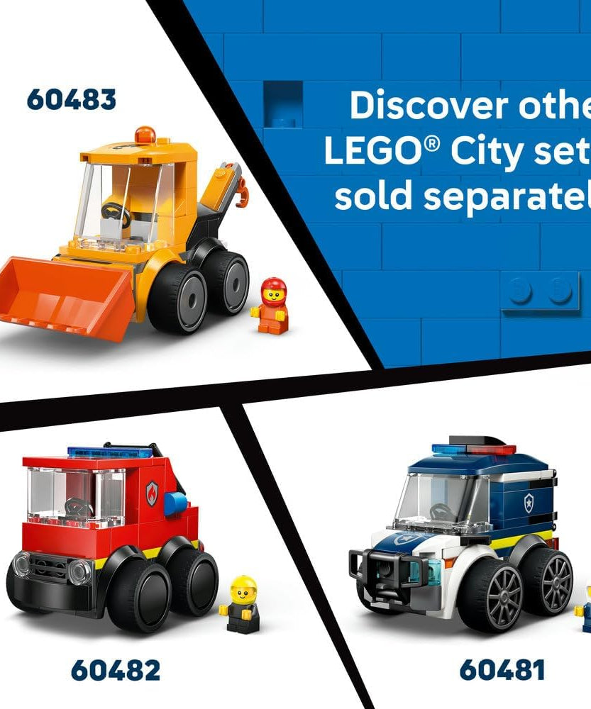 LEGO City Rides – Gaming Race Car Toy - Mini Building Set w/a Driver Junior Minifigure - Party Bag Fillers - Small Collectible Gift for 5+ Year Old Boys - 60484