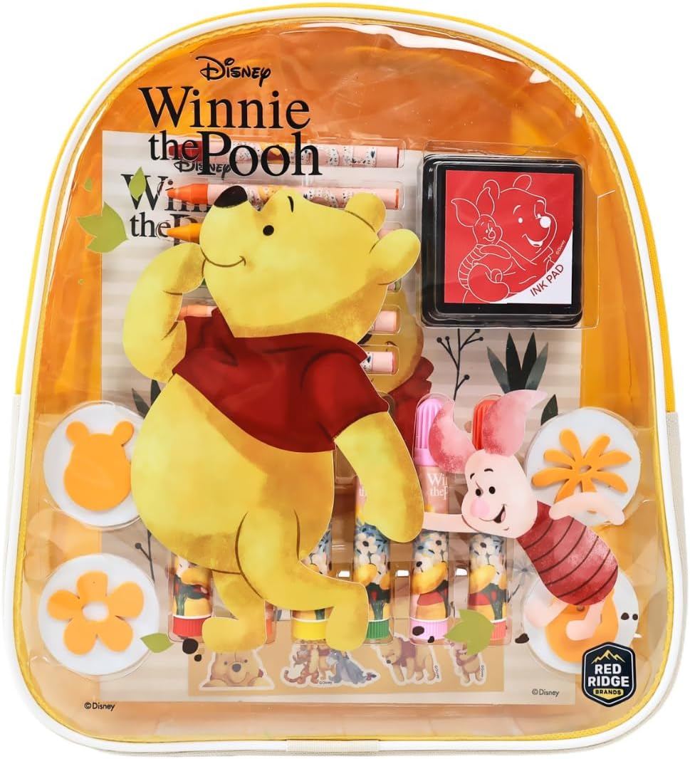 Disney Winnie the Pooh My First Travel Coloring & Activity Set| Art & Craft Kit | Learning & Activity Set | Travel Fun | Age 3+