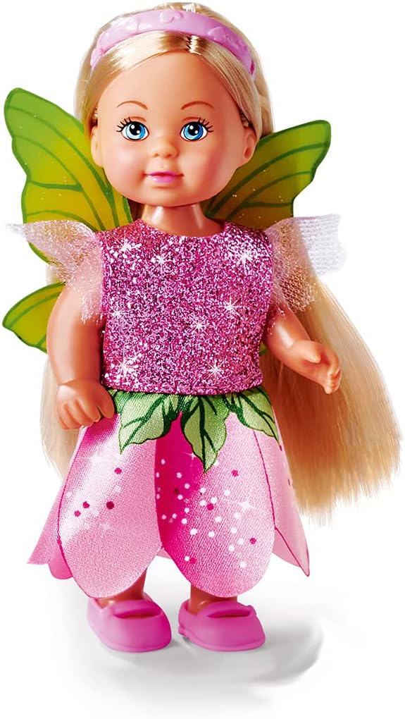 Simba Evi Love Flower Fairy Dressing Doll, 12 cm, 2 Assorted Designs, Ages 3+