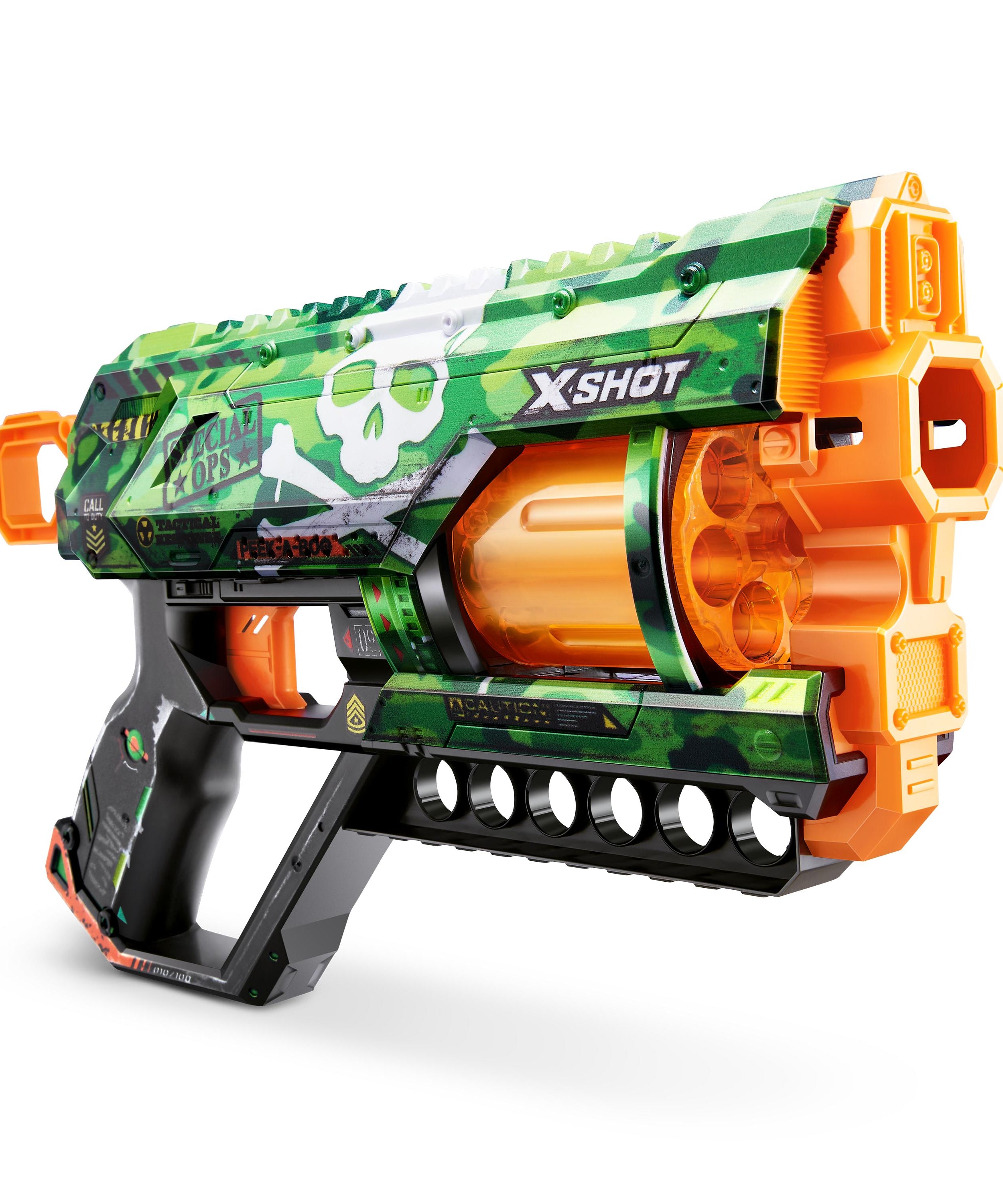 XSHOT Skins Dread Sonic Edition, Dual Barrel Foam Dart Blaster with Air Pocket Technology, 12-Dart Capacity & 27m Range, Toy Gun for Kids, Teens & Adults, Ages 8+