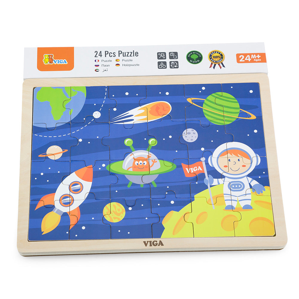 لعبة أحجية فيجا فروت، مكونة من 8 قطع، لعبة مونتيسوري الخشبية، تنمي المهارات الحسية والإدراكية والحركية الدقيقة، غير سامة وصديقة للبيئة، مناسبة للأولاد والبنات من سن 18 شهرًا فما فوق