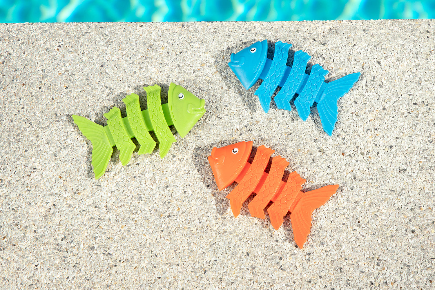 Bestway Squiggle Wiggle™ Diving Fish Set for Kids Ages 3+ – Colorful Pool & Bath Diving Toys, Set of 3 Underwater Swim Training Fish Toys