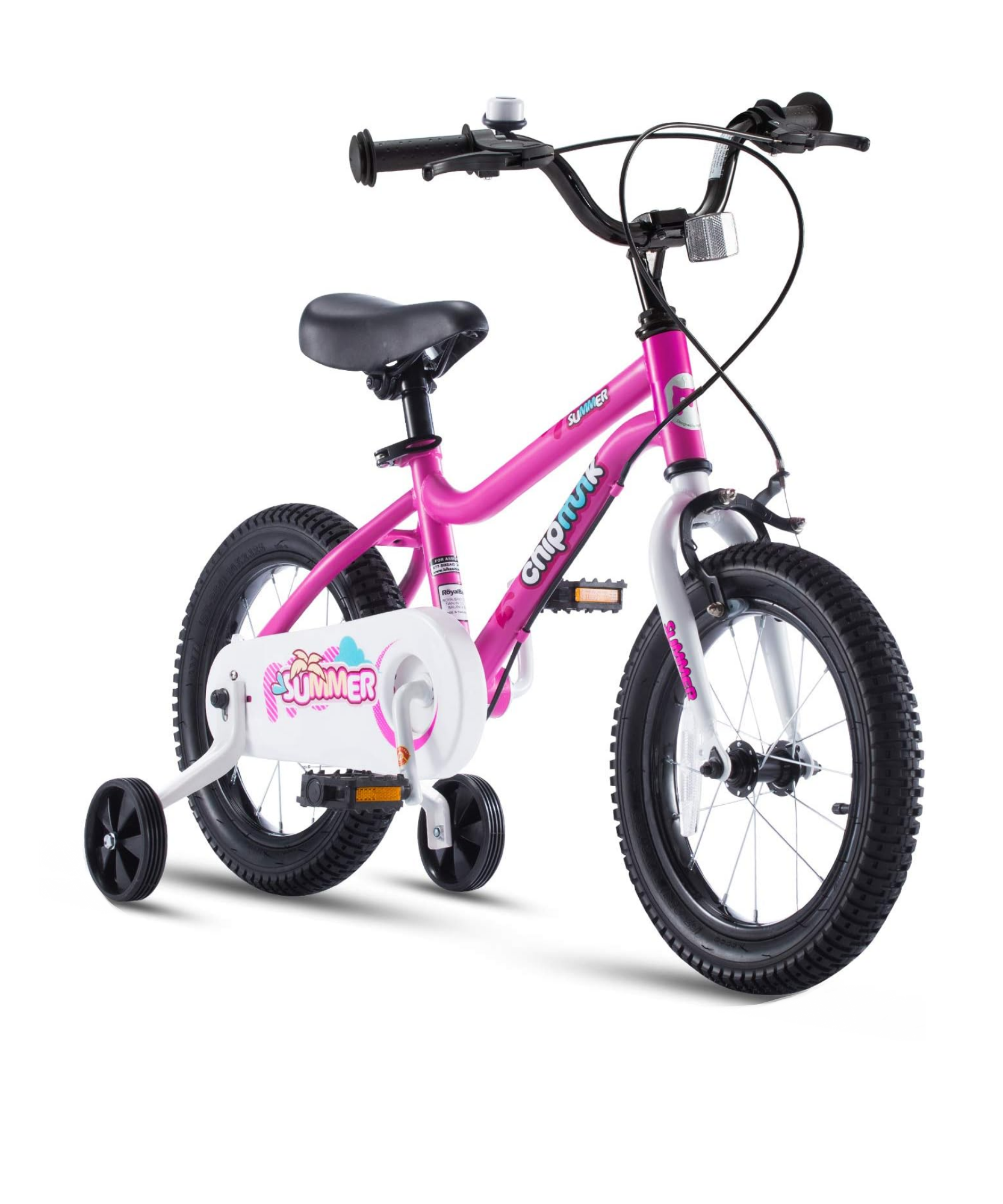 دراجة تشيبمنك إم كيه مقاس 12 بوصة بإطار فولاذي خفيف الوزن، ومقعد ومقبض قابلان للتعديل، وفرامل أمامية وخلفية، ودراجات أطفال مجمعة مسبقًا بنسبة 95% مع عجلات تدريب للأطفال من عمر 2 إلى 5 سنوات، لون أسود