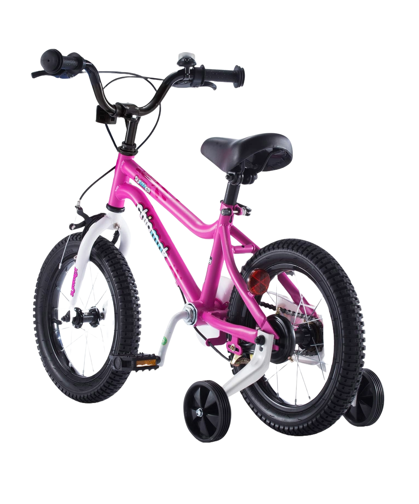 دراجة تشيبمنك إم كيه مقاس 12 بوصة بإطار فولاذي خفيف الوزن، ومقعد ومقبض قابلان للتعديل، وفرامل أمامية وخلفية، ودراجات أطفال مجمعة مسبقًا بنسبة 95% مع عجلات تدريب للأطفال من عمر 2 إلى 5 سنوات، لون أسود