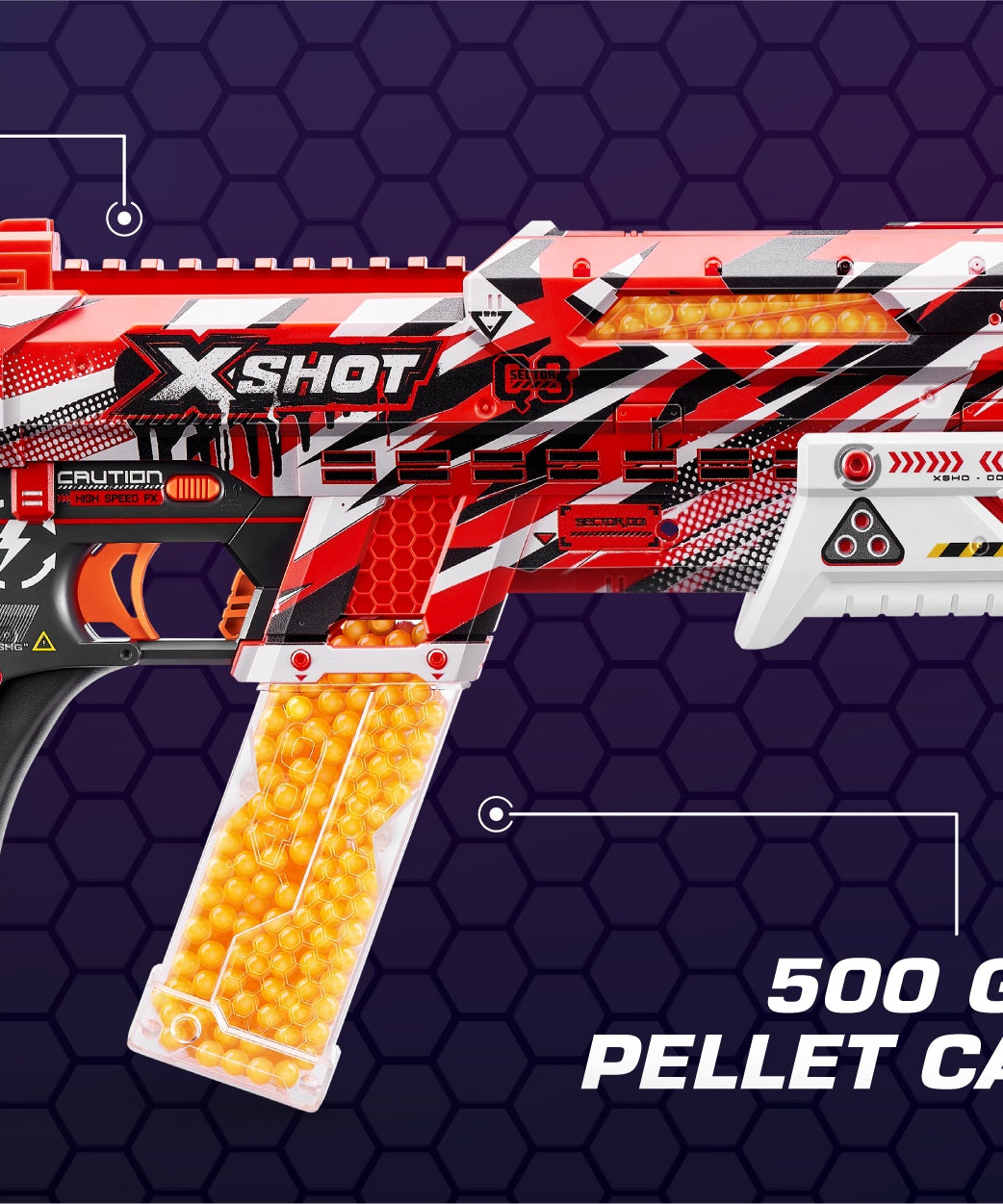 X Shot Hyper Gel Small Blaster 5000 Gellets, Gel Blaster Toy Gun for Boys, Age 14+