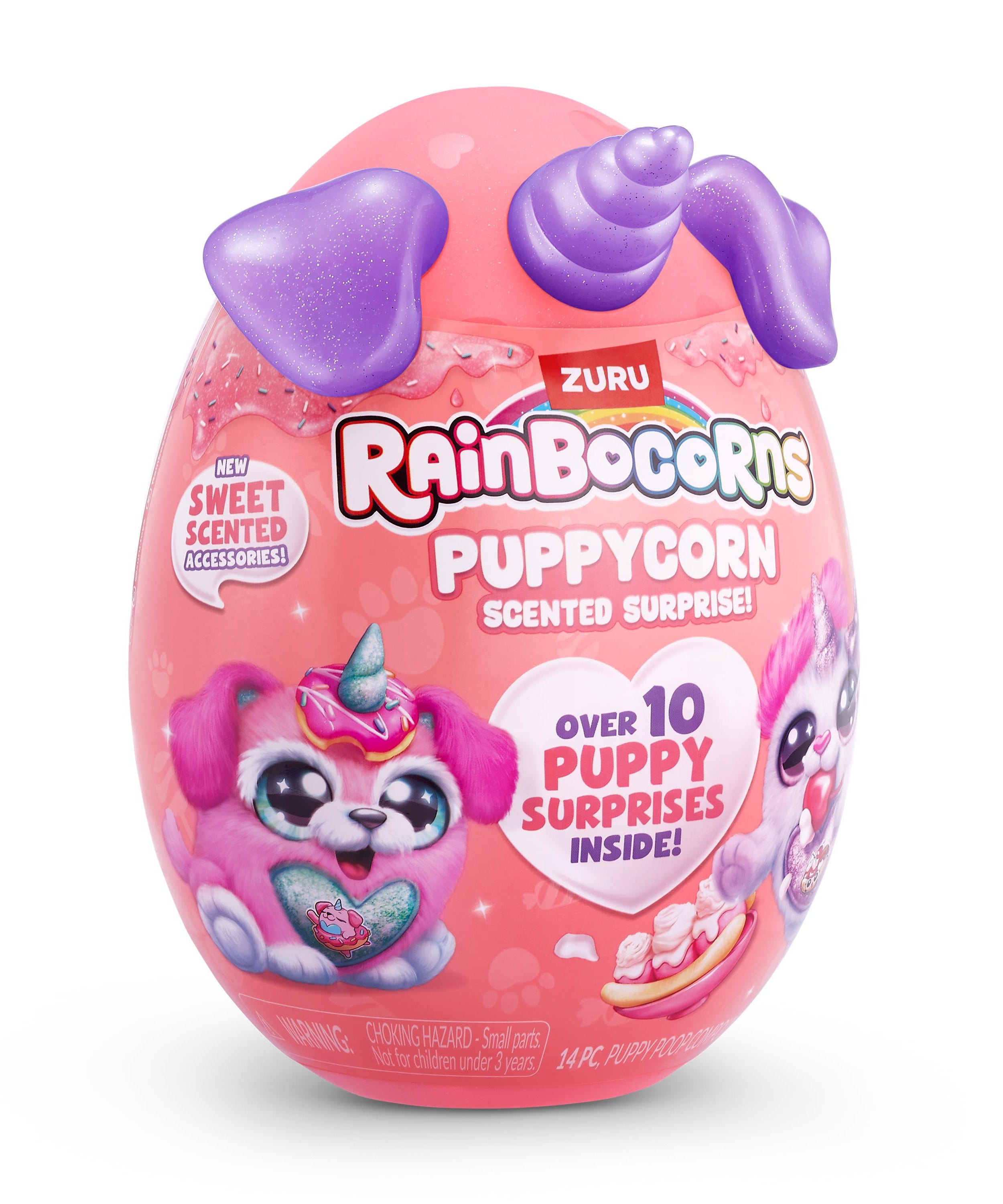 Rainbocorns Puppycorn Surprise S8 PDQ, Cute Collectible Plush Toy for Girls, Age 3+
