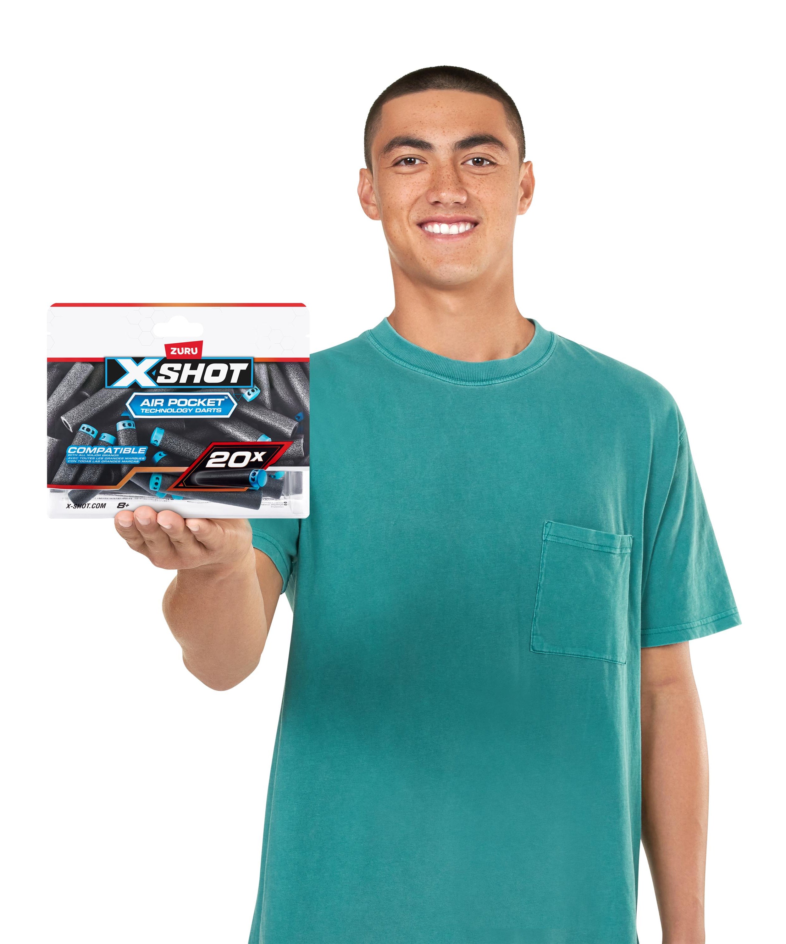 X Shot Excel Refill Darts 20 pcs, Foam Dart Pack for Boys, Age 8+