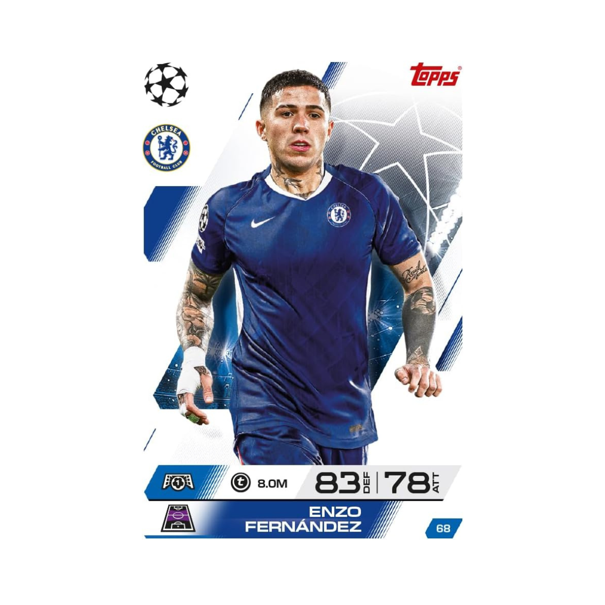 Topps Match Attax UCC 2025 2026 Mega Tin Collectible Football Trading Cards with 45 Cards and Exclusive Gladiators Limited Editions, Official UEFA Licensed, Assorted Mega Tin