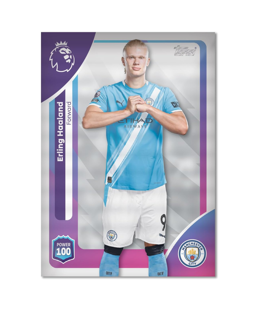 Topps Premier League 2025 2026 Football Trading Cards Mega Multipack, 40 Card Pack with Guaranteed Special Inserts and 3 Classic Limited Edition Cards, Official Premier League Collectible for Kids and Adult Fans