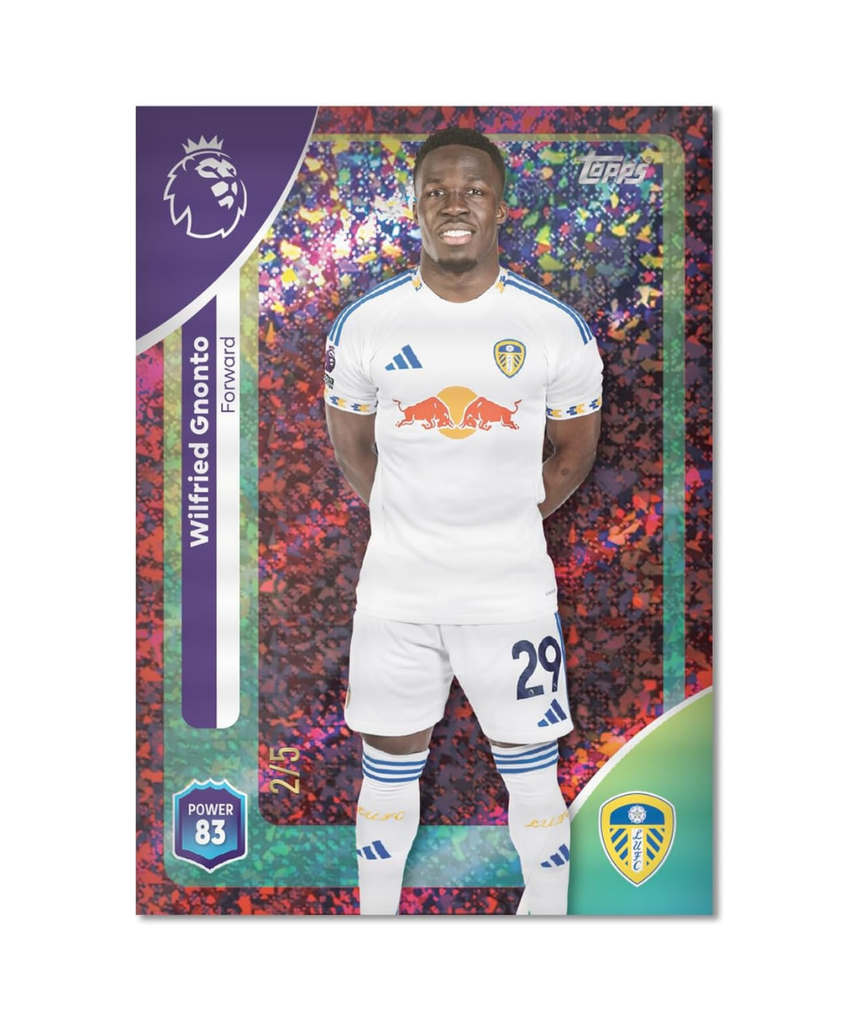 Topps Premier League 2025 2026 Football Trading Cards Mega Tin Goal Machines Edition, Includes 40 Cards and 3 Exclusive Limited Edition Cards, Official Premier League Collectible for Kids and Adult Fans