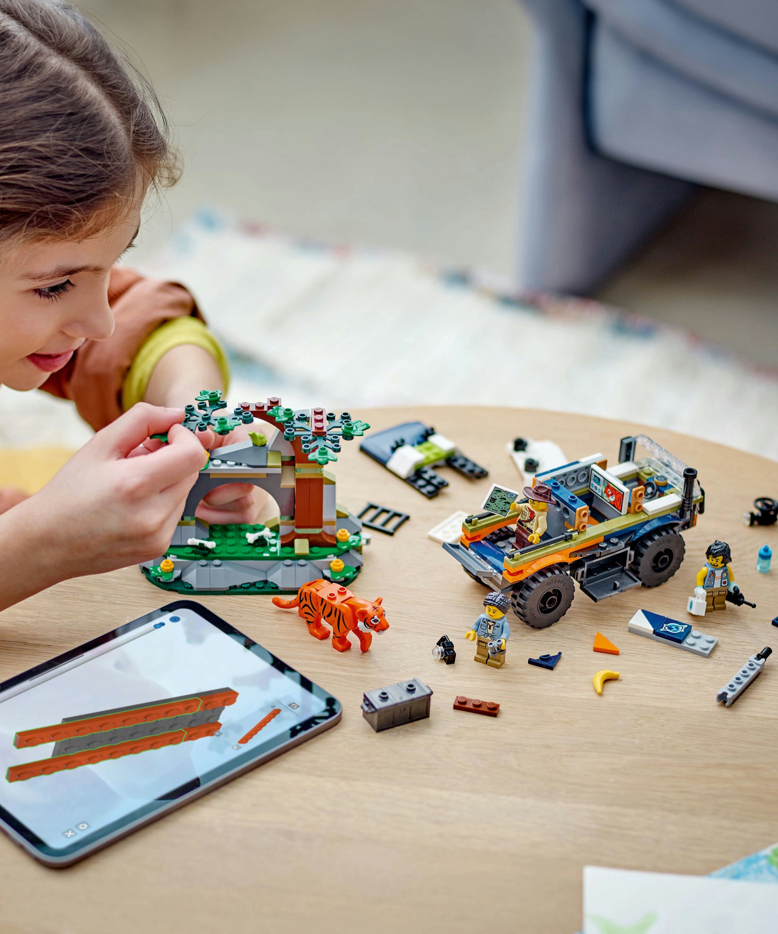 LEGO City 60426 Jungle Explorer Off-Road Truck Adventuring Set for Kids 6+