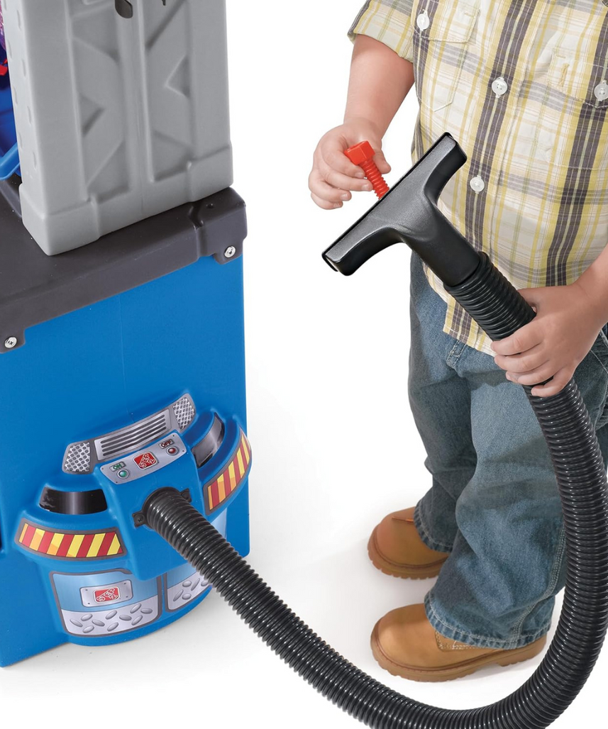 Step2 Deluxe Workshop 706000, Kids Role Play Workbench, Realistic Tools & Accessories, Durafoam Wood Projects, Storage Cabinets, Neutral/Earthy Tones, Ages 3+