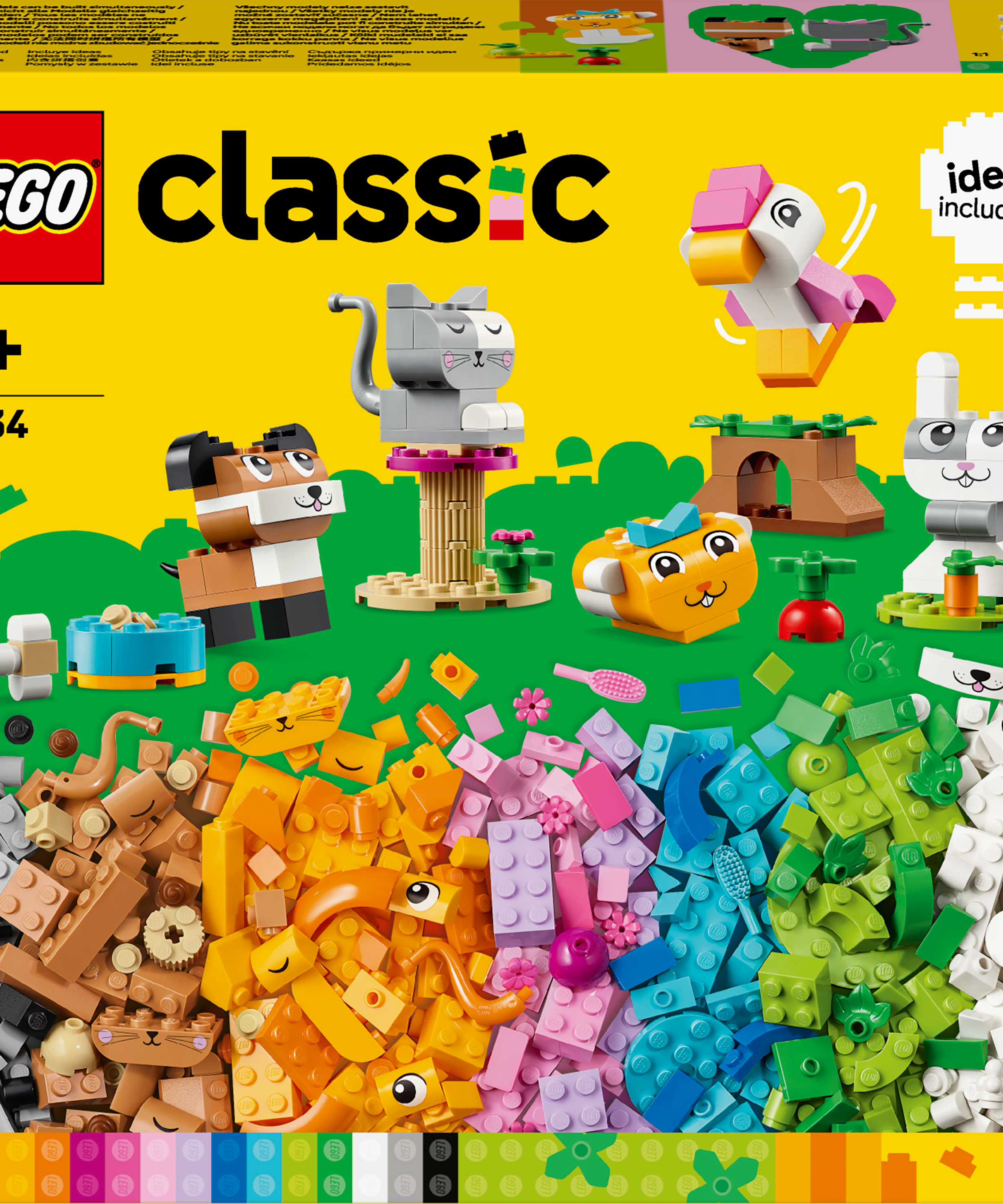 LEGO 11034 Creative Pets Building Set for Unisex 5+ Imaginative Animal Construction Toy