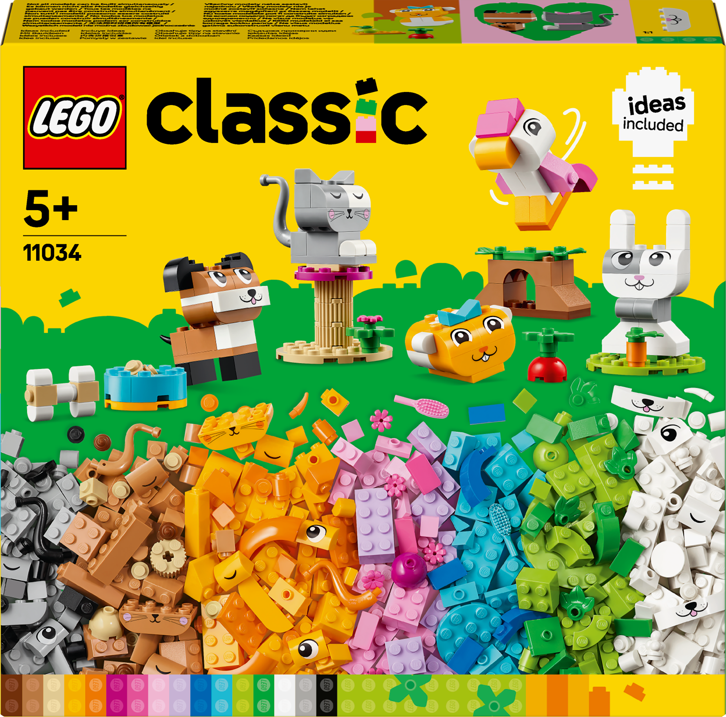 LEGO 11034 Creative Pets Building Set for Unisex 5+ Imaginative Animal Construction Toy