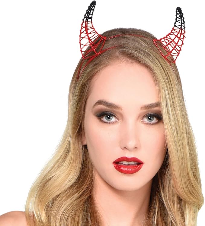 amscan Adult devil metallic headband