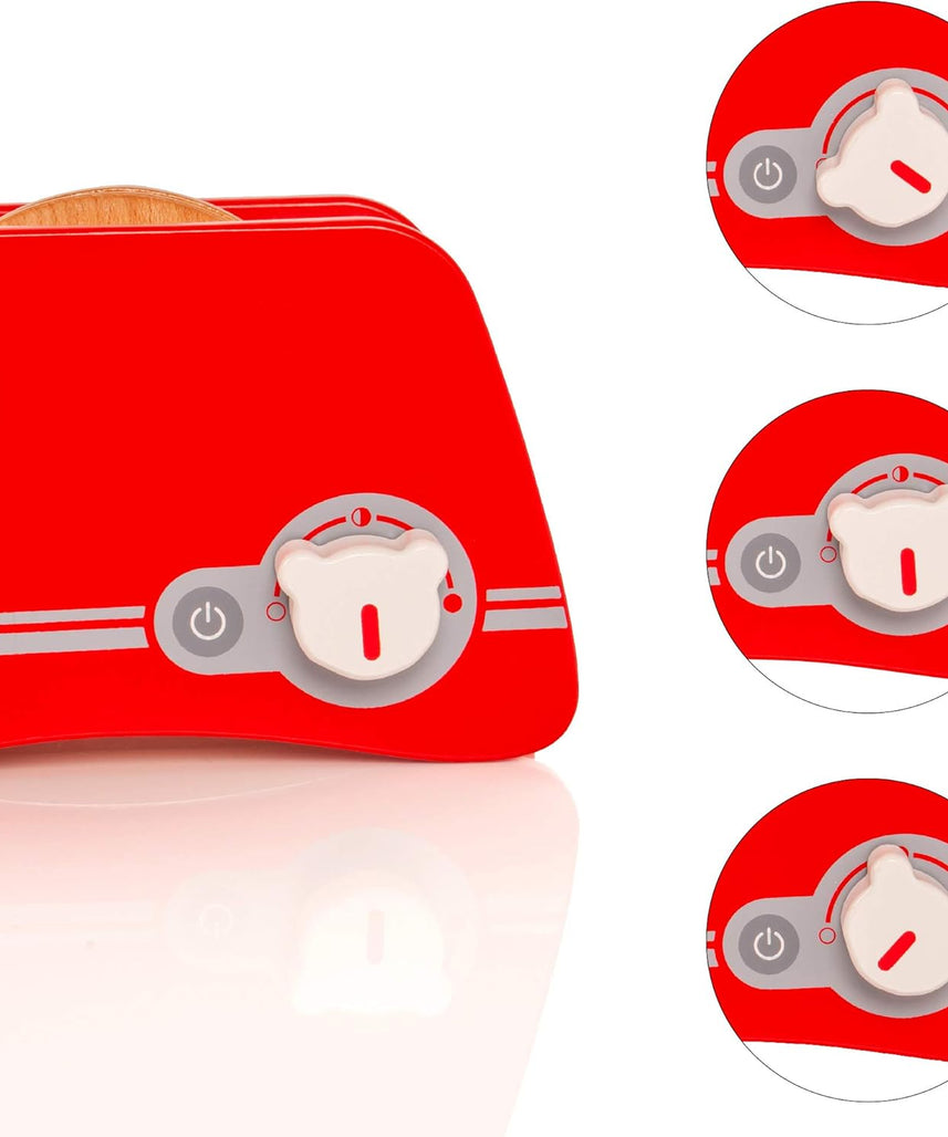 Viga Toys Wooden Toaster, Pretend Play Kitchen Accessory, Ages 3+