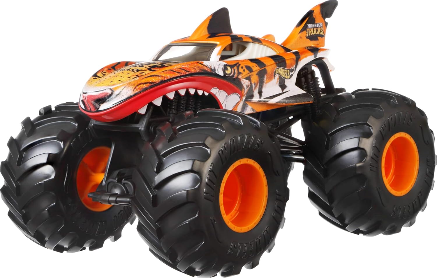 Hot Wheels Monster Trucks, Oversized Monster Truck, 1:24 Scale Die Cast Toy Truck with Giant Wheels and Cool Designs, JDR02