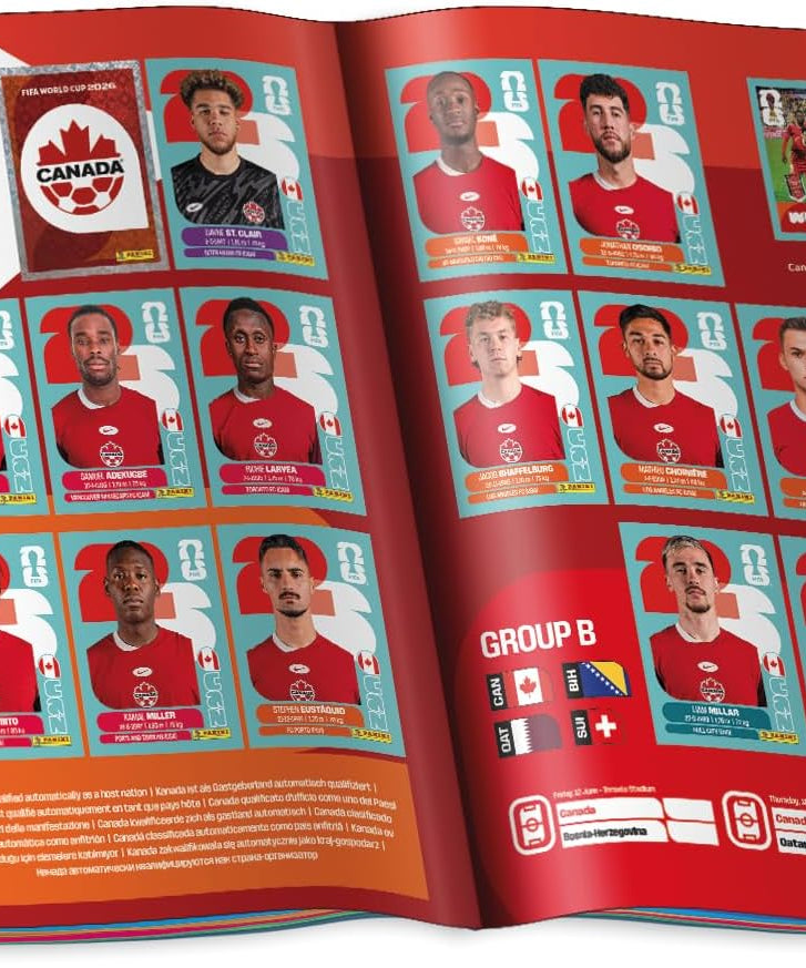 Panini FIFA World Cup 2026 Sticker Album + 50 Sticker Packets Combo, Official Football Collectors Set with Album and Booster Pack Bundle, Best Value Offer, All Ages