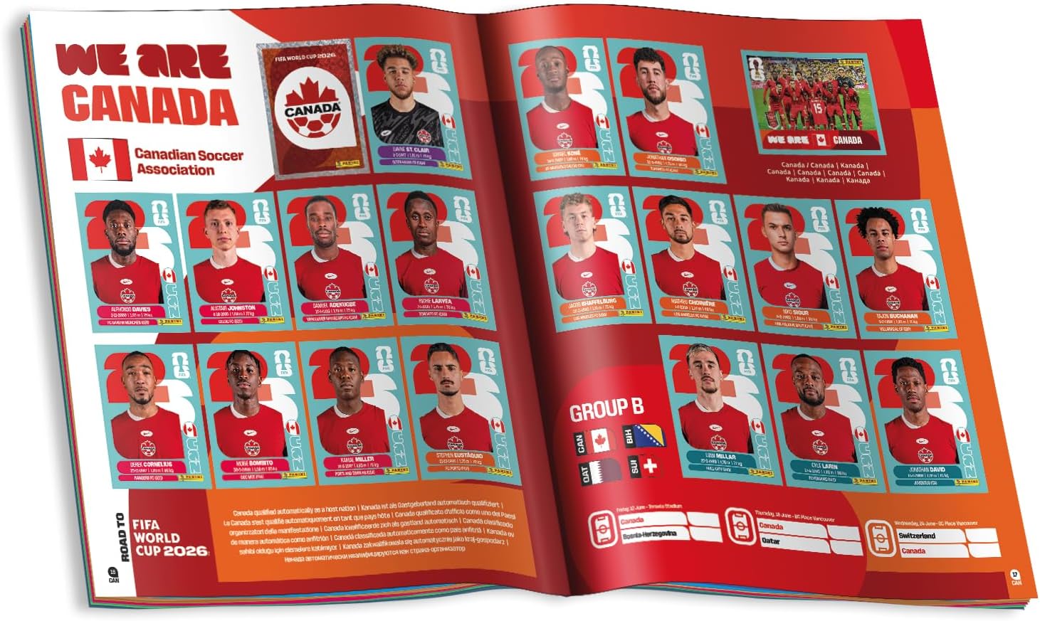 Panini FIFA World Cup 2026 Sticker Album + 50 Sticker Packets Combo, Official Football Collectors Set with Album and Booster Pack Bundle, Best Value Offer, All Ages