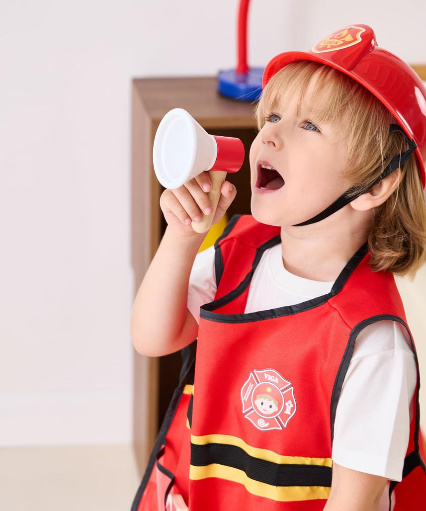Viga 44714 Little Firefighter Role Playset 8-Pieces