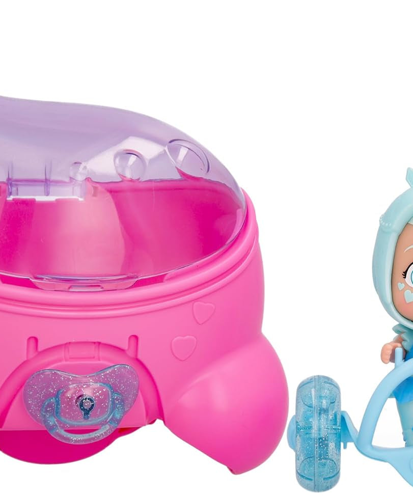 CRY Babies Star Sydney Collectable Mini Doll Iridescent Suit, Cries Real Tears with a Capsule 2 x 1, Boys and Girls from 3 Years