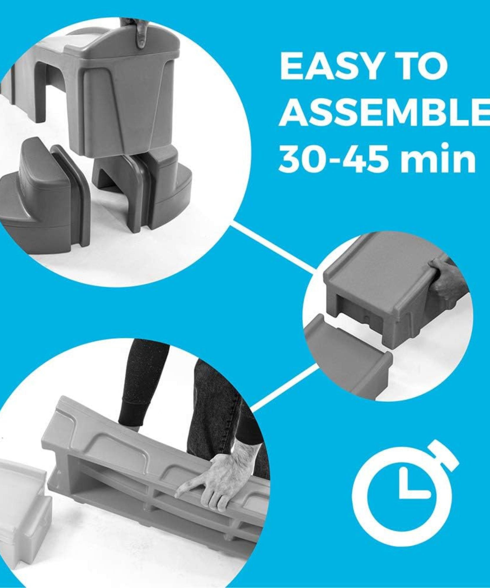 Step2 Up & Down Roller Coaster, 10 ft Indoor and Outdoor Toy with Coaster Car, 23 kg Weight Capacity Push Ride On Toy, Single Car with Holding Grips and Foot Rest, Suitable for Children Aged 2+