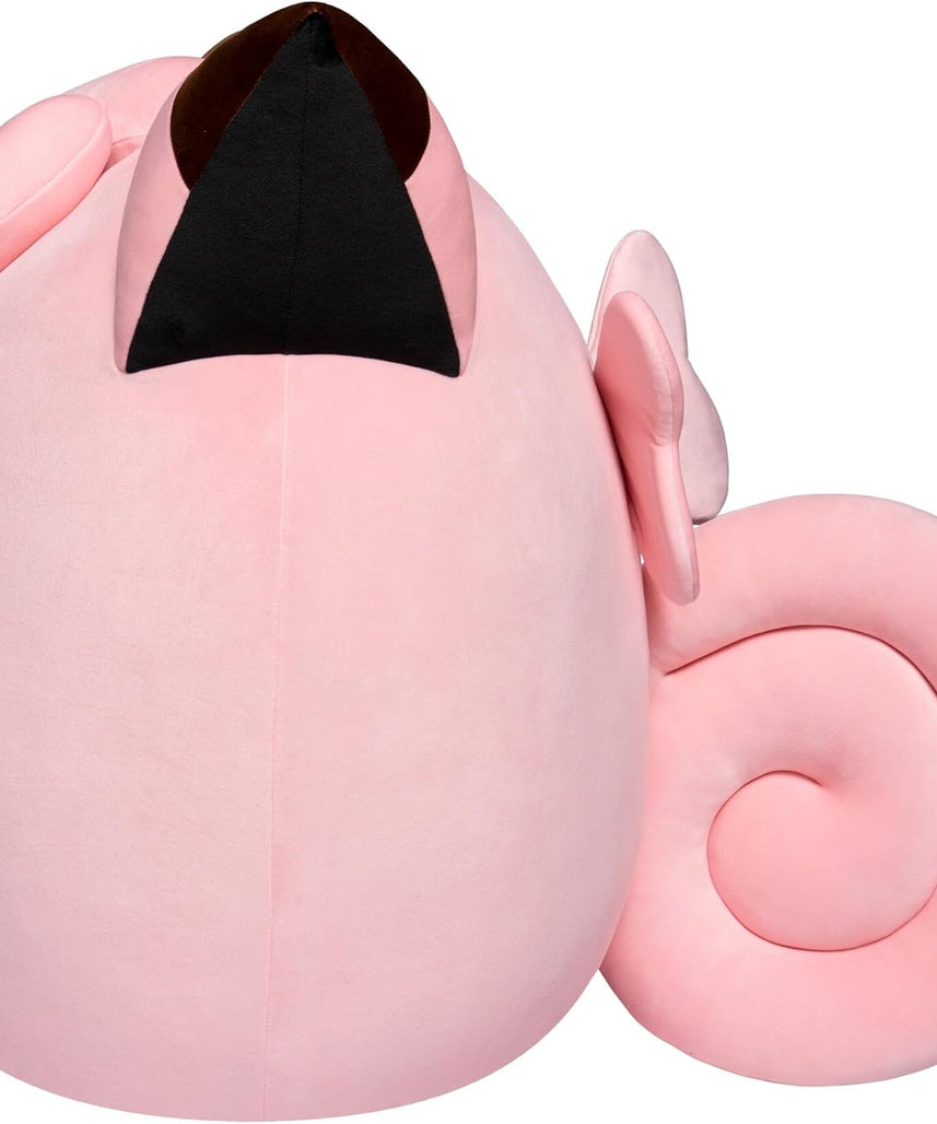 Pokémon Squishmallows Clefairy Plush Toy, Ultra Soft Squishy Stuffed Animal, 14 Inch Plush Figure, Officially Licensed Pokémon Collectible, Kids Gift Toy, Ages 3+