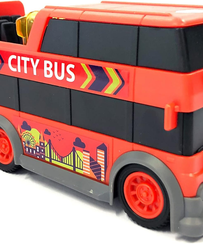 Dickie Toys Collection – City Bus, Fire Engine, Police Unit, 4-Storey Car Park & Harry Potter Die-Cast Nano Figures – Interactive Toys for Kids Ages 3+