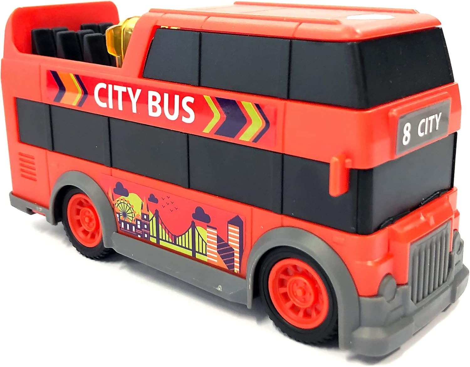 Dickie Toys Collection – City Bus, Fire Engine, Police Unit, 4-Storey Car Park & Harry Potter Die-Cast Nano Figures – Interactive Toys for Kids Ages 3+