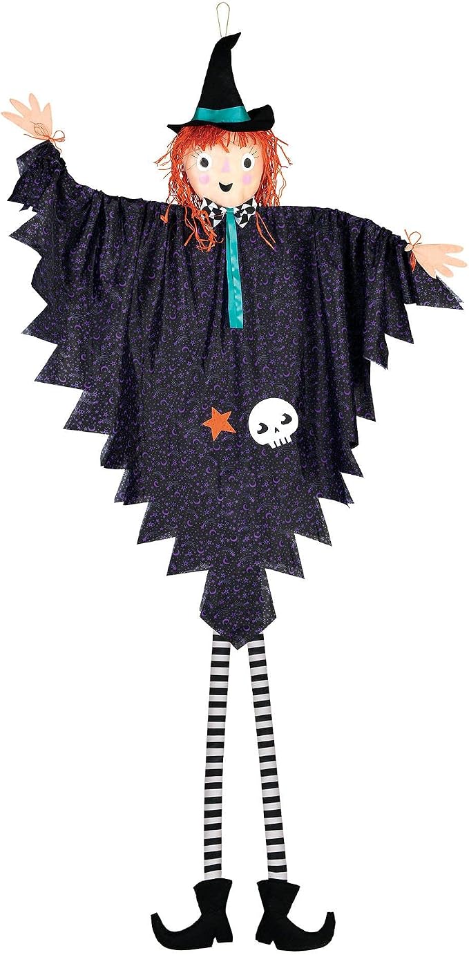 amscan Witch Fabric Hanging Decoration 7ft