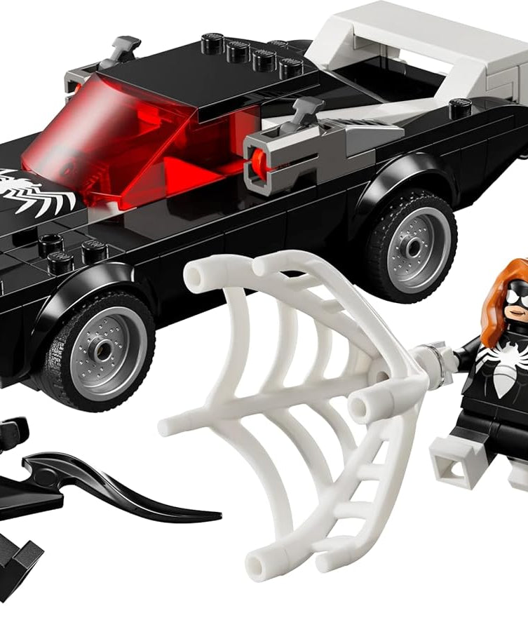 LEGO Marvel Spider-Man vs. Venom Muscle Car - Building Toy with 3 Super-Hero Minifigures for Imaginative Play - Gift for 7 Plus Year Old Boys & Girls 76309
