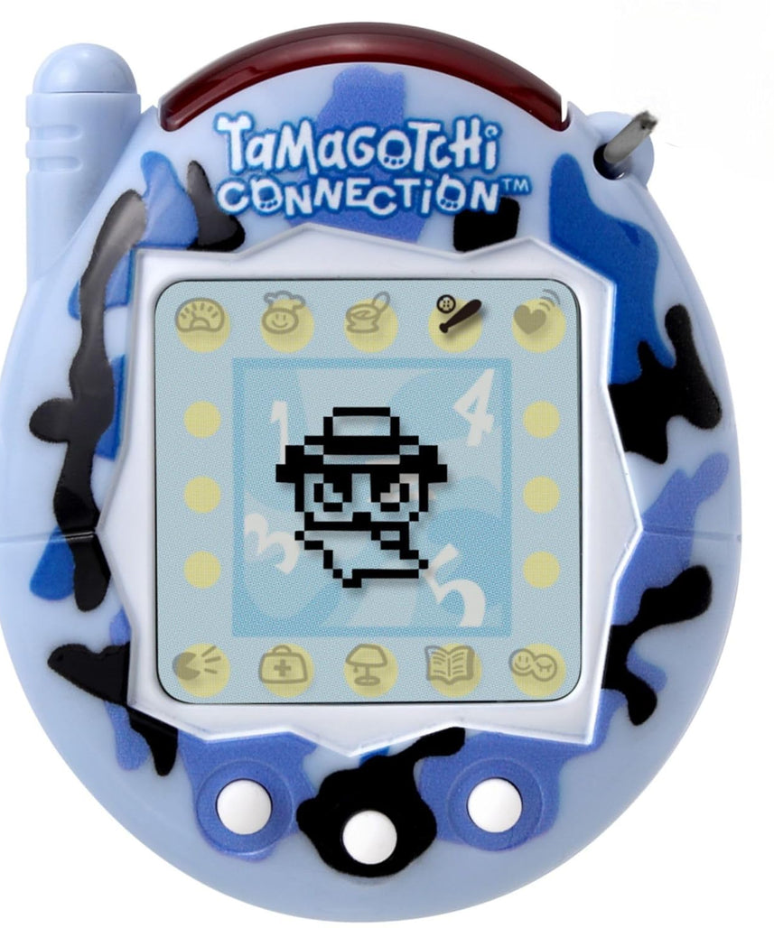 Tamagotchi Connection Wild Blue|Tamagotchi Original Cyber Pet 90s Adults and Kids Toy with Chain | Retro Virtual Pets are Great Boys and Girls Toys or Gifts for Ages 6+
