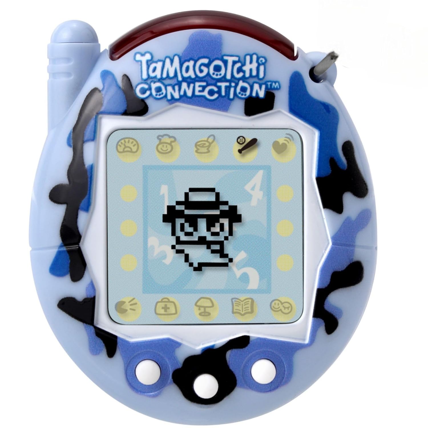 Tamagotchi Connection Wild Blue|Tamagotchi Original Cyber Pet 90s Adults and Kids Toy with Chain | Retro Virtual Pets are Great Boys and Girls Toys or Gifts for Ages 6+