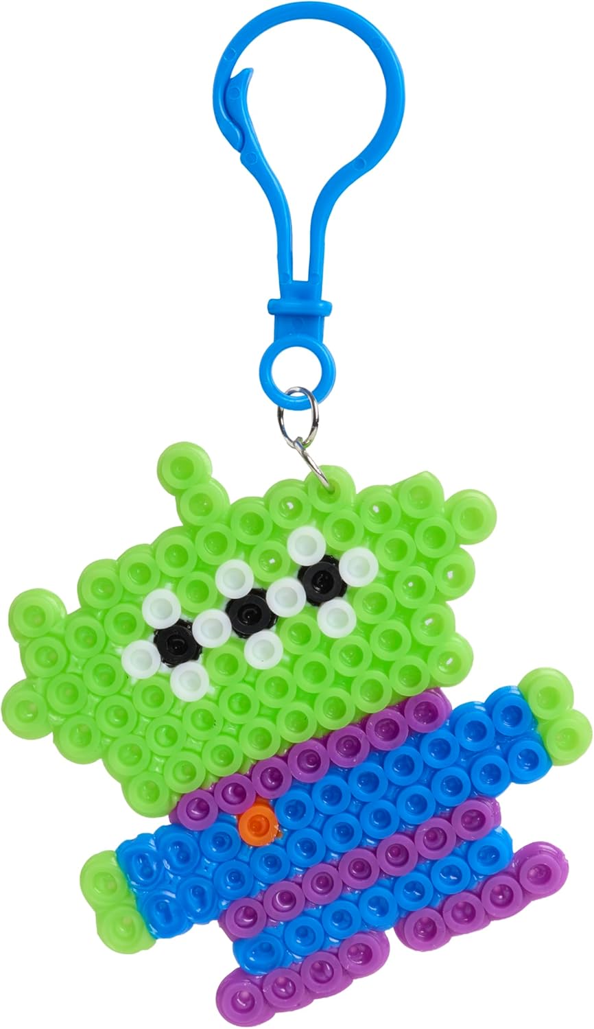 Disney Pixar Toy Story 5 Pixel Art DIY Craft Kit for Kids, 800 Fuse Beads Activity Set with Character Bag Clips, Creative Arts and Crafts Toy Ages 6+
