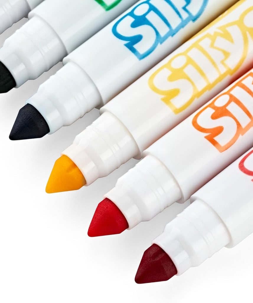 CRAYOLA 10 Ct Silly Scents Smash Ups, Broad Line Washable Markers