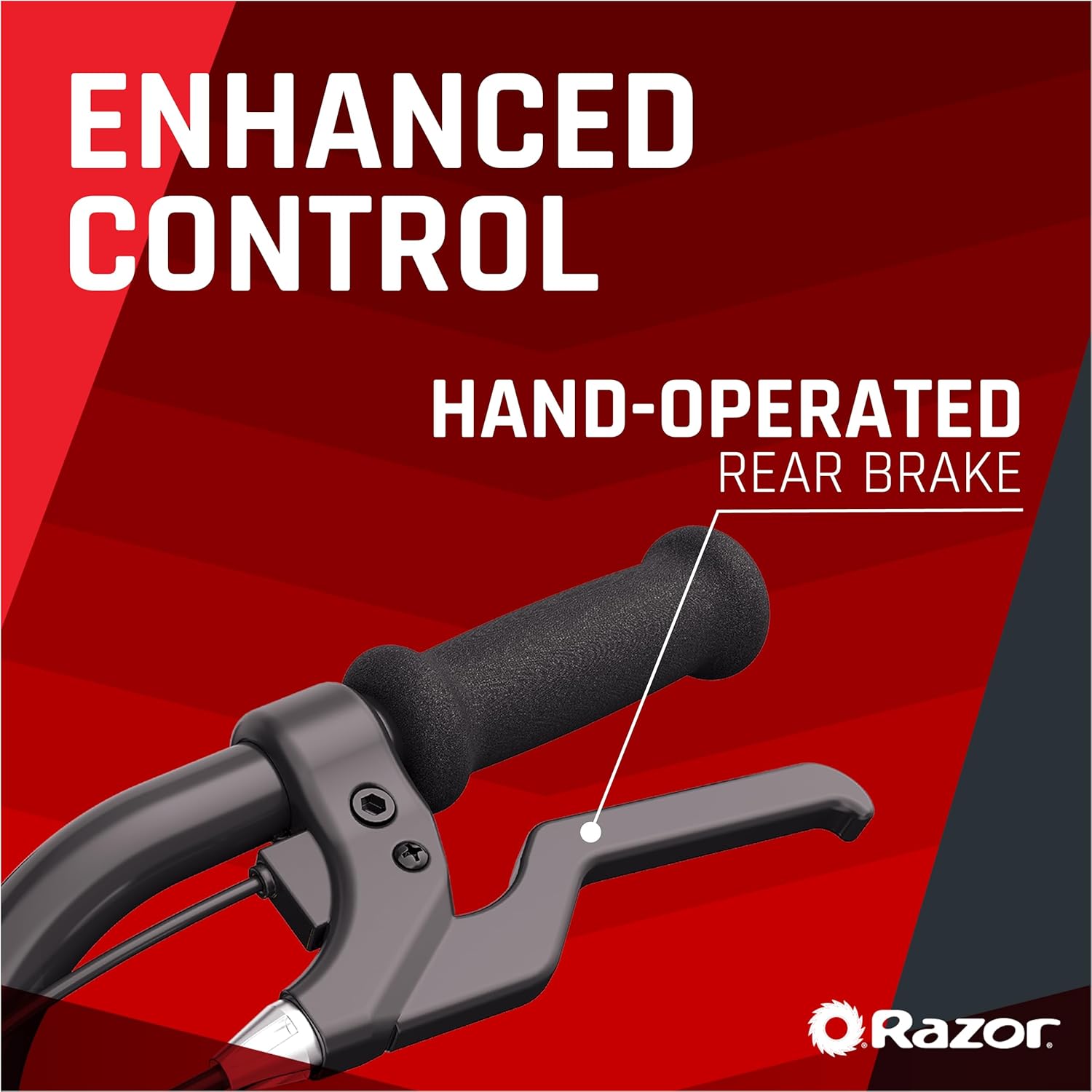 دراجة Razor MX125 Dirt Rocket الكهربائية للأطفال من سن 7 سنوات فما فوق، محرك عزم دوران عالي 100 واط، دفع خلفي، سرعات تصل إلى 8 أميال في الساعة، وقت تشغيل 40 دقيقة، لون أسود