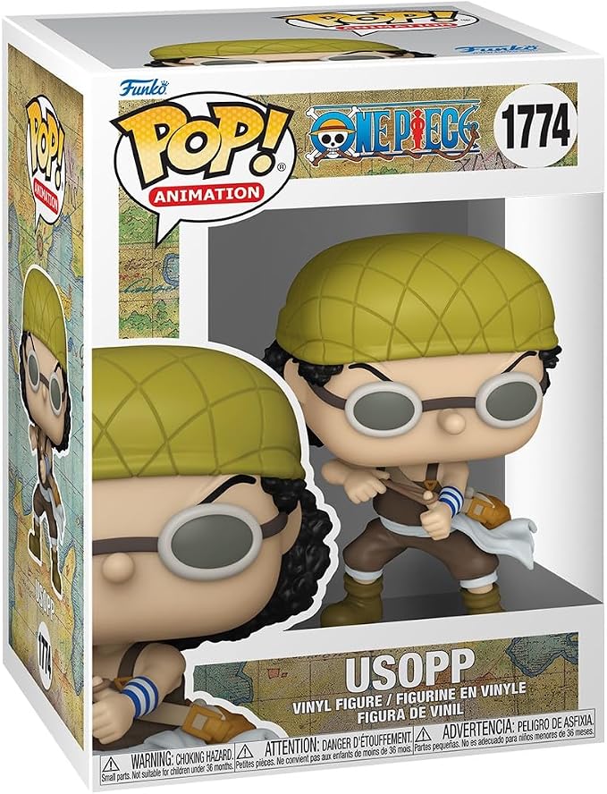 Funko Pop! Animation: OP - (Refresh) - Usopp - One Piece - Collectable Vinyl Figure - Gift Idea - Official Merchandise - Toys for Kids & Adults - Anime Fans - Model Figure for Collectors and Display