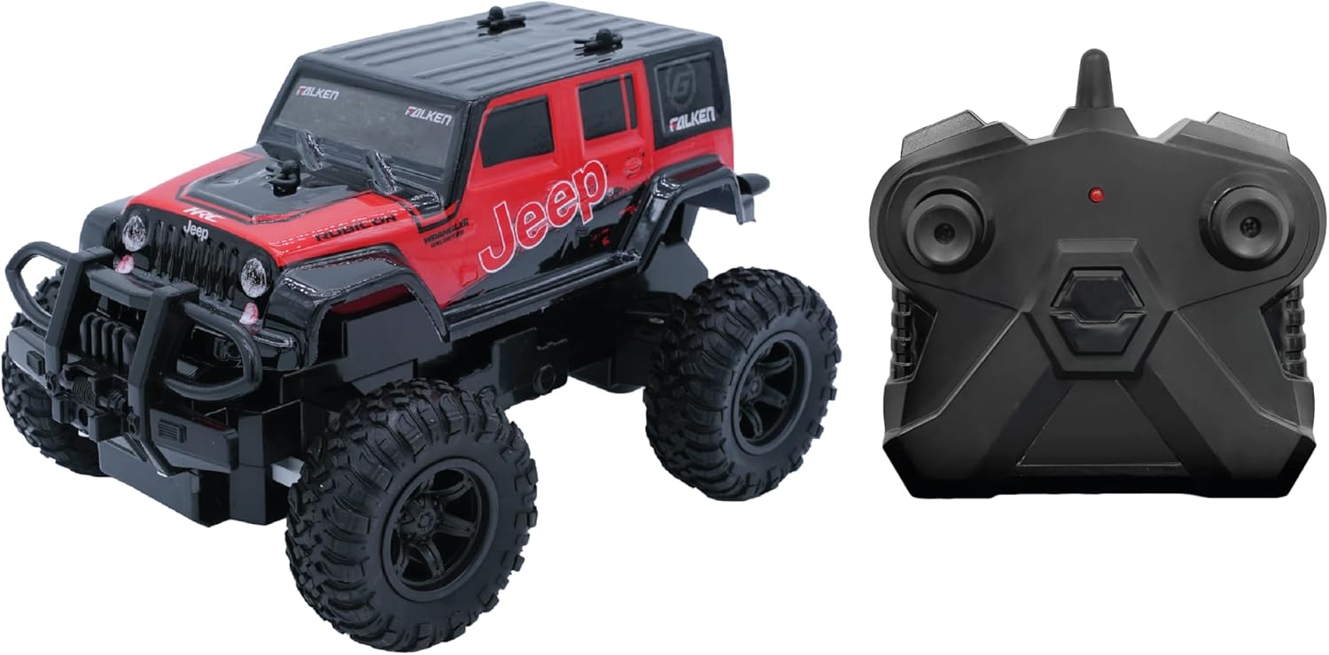 D-Power 1:24 Twin RC Car Set – Jeep Gladiator & Hummer H2, 2.4GHz Remote Control Off-Road Trucks, Batteries Included, Ages 6+