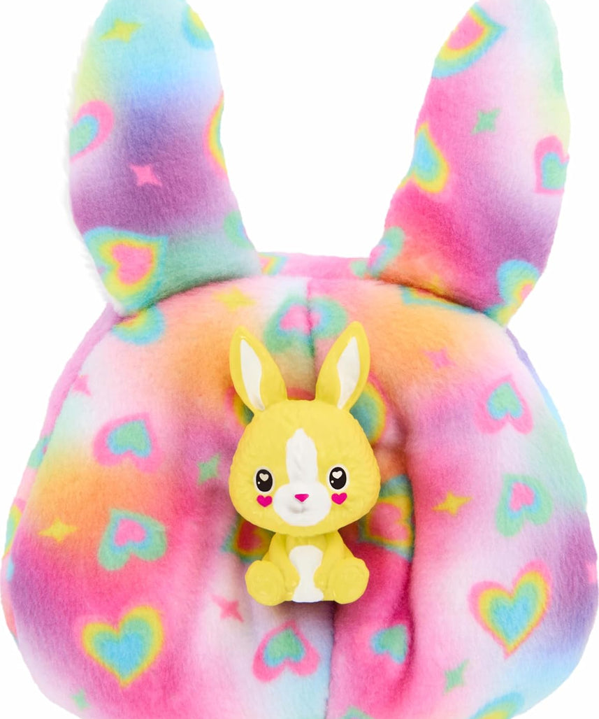 Barbie Cutie Reveal Chelsea Doll & Accessories, Color Dream Series Small Doll in Animal Plush Costume with 6 Surprises Including Color Change (Styles May Vary)
