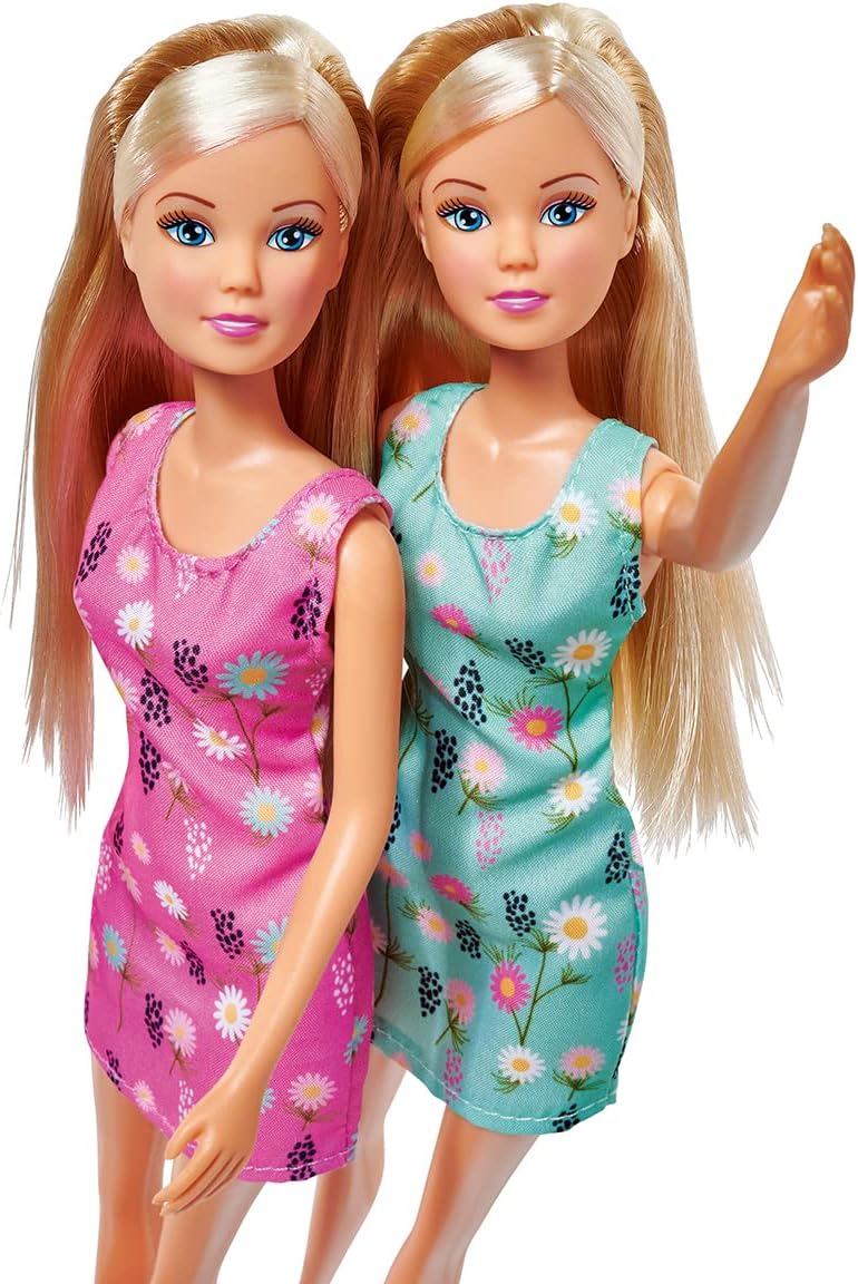 Simba Steffi Love Bloomy Dressing Doll, 29cm, Summer Dress, 2 Assorted Colors, Ages 3+