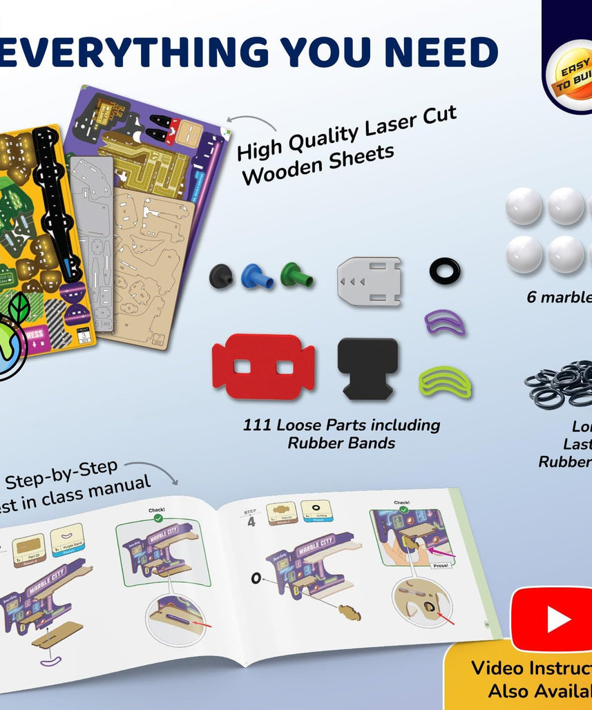 Smartivity Ultimate Marble City for Kids 8-14 Years